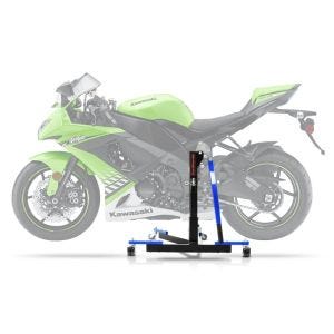 Sentralstativ egnet for Kawasaki ZX-10R 08-10 blå motorsykkeljekk ConStands Power-Evo