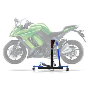 Sentralstativ egnet for Kawasaki Z 1000 SX 11-24 blå motorsykkeljekk ConStands Power-Evo
