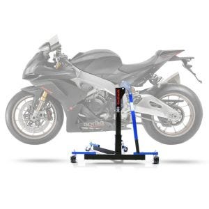 Sentralstativ egnet for Aprilia RSV4 1100 Factory 19-25 blå motorsykkeljekk ConStands Power-Evo