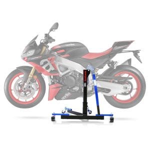 Zentralständer Aprilia Tuono V4 Factory 2021 blau Motorradheber ConStands Power-Evo_1