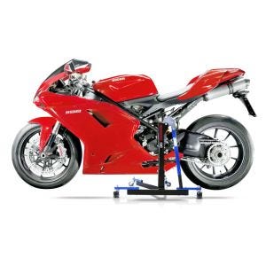 Manøvreringshjelp egnet for Ducati 1098 07-08 blå - for garasje, sidestativ og hovedstativ, 300 kg