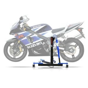 Sentralstativ egnet for Suzuki GSX-R 1000 03-04 blå motorsykkeljekk ConStands Power-Evo