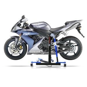 Manøvreringshjelp egnet for Yamaha YZF-R1 04-06 blå - for garasje, sidestativ og hovedstativ, 300 kg