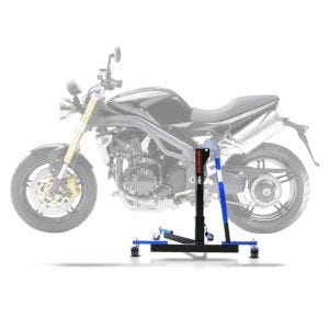 Sentralstativ egnet for Triumph Speed Triple 05-10 blå motorsykkeljack ConStands Power-Evo
