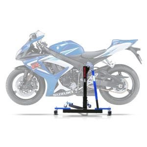 Sentralstativ egnet for Suzuki GSX-R 750 06-07 blå motorsykkeljekk ConStands Power-Evo