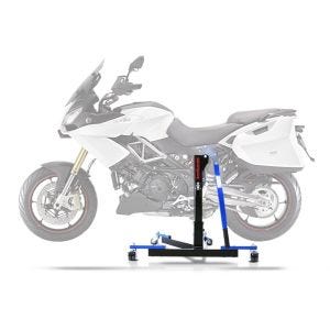 Sentralstativ egnet for Aprilia Caponord 1200 13-16 blå motorsykkeljekk ConStands Power-Evo