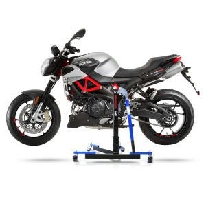 Manøvreringshjelp egnet for Aprilia Shiver 750 07-16 blå - for garasje, sidestativ og hovedstativ, 300 kg