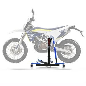 Sentralstativ egnet for Husqvarna 701 Enduro 16-24 blå motorsykkeljekk ConStands Power-Evo