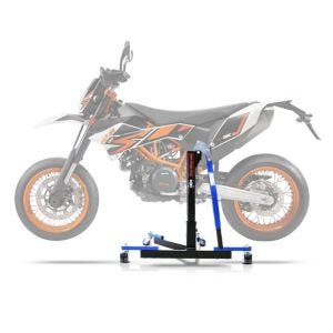 Sentralstativ egnet for KTM 690 SMC / R 08-16 blå motorsykkeljekk ConStands Power-Evo