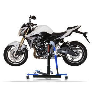 Manøvreringshjelp egnet for Suzuki GSR 750 11-16 blå - for garasje, sidestativ og hovedstativ, 300 kg