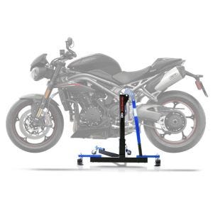 Zentralständer für Triumph Speed Triple RS 18-20 blau Motorradheber Power-Evo ConStands_1
