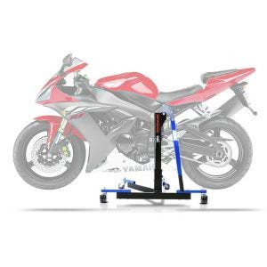 Sentralstativ egnet for Yamaha YZF-R1 98-03 blå motorsykkeljekk ConStands Power-Evo