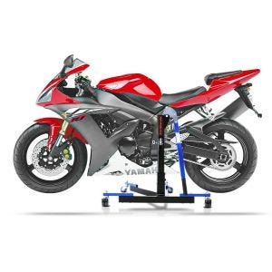 Manøvreringshjelp egnet for Yamaha YZF-R1 98-03 blå - for garasje, sidestativ og hovedstativ, 300 kg