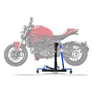 Sentralstativ egnet for Ducati Monster 1200 / S 14-20 blå motorsykkeljack ConStands Power-Evo