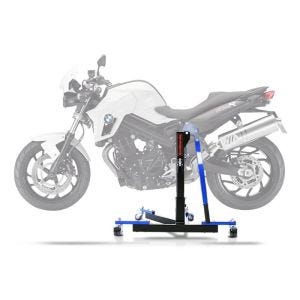 Sentralstativ egnet for BMW F 800 R 09-19 blå motorsykkeljekk ConStands Power-Evo