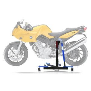 Sentralstativ egnet for BMW F 800 S 06-10 blå motorsykkeljekk ConStands Power-Evo