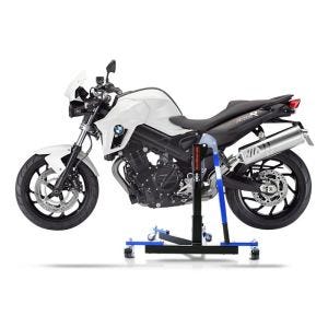 Manøvreringshjelp egnet for BMW F 800 R 09-19 blå - for garasje, sidestativ og hovedstativ, 300 kg