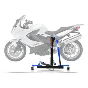 Sentralstativ egnet for BMW F 800 GT 13-20 blå motorsykkeljekk ConStands Power-Evo
