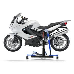Manøvreringshjelp egnet for BMW F 800 GT 13-20 blå - for garasje, sidestativ og hovedstativ, 300 kg