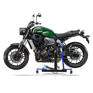 Manøvreringshjelp egnet for Yamaha XSR 700 16-24 blå - for garasje, sidestativ og hovedstativ, 300 kg