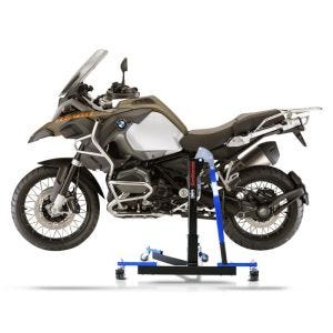 Manøvreringshjelp egnet for BMW R 1200 GS Exclusive 17-18 blå - for garasje, sidestativ og hovedstativ, 300 kg