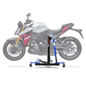Sentralstativ egnet for Suzuki GSX-S 1000 21-24 blå motorsykkeljekk ConStands Power-Evo