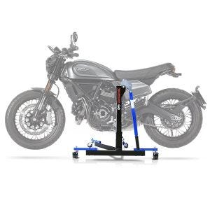 Sentralstativ som passer for Ducati Scrambler Nightshift 21-24 blå motorsykkeljack ConStands Power-Evo