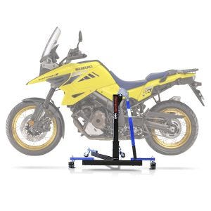 Sentralstativ egnet for Suzuki V-Strom 1050 20-24 blå motorsykkeljekk ConStands Power-Evo