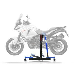 Sentralstativ egnet for KTM 1290 Super Adventure 15-16 blå motorsykkeljekk ConStands Power-Evo