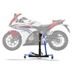 Sentralstativ egnet for Honda CBR 500 R 16-18 blå motorsykkeljekk ConStands Power-Evo