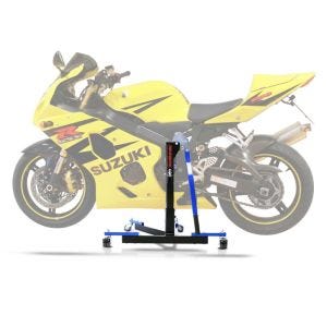 Sentralstativ egnet for Suzuki GSX-R 600 / 750 04-05 blå motorsykkeljekk ConStands Power-Evo