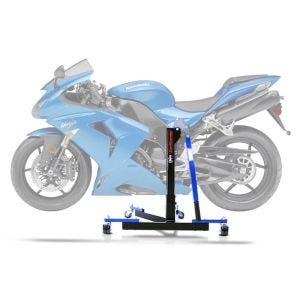 Sentralstativ egnet for Kawasaki ZX-10R 06-07 blå motorsykkeljekk ConStands Power-Evo