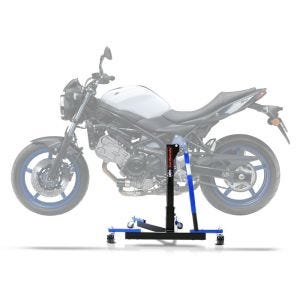 Sentralstativ egnet for Suzuki SV 650 / X 16-25 blå motorsykkeljekk ConStands Power-Evo