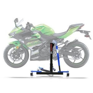 Sentralstativ egnet for Kawasaki Ninja 400 18-20 blå motorsykkeljack ConStands Power-Evo