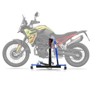 Sentralstativ egnet for BMW F 900 GS/ Adventure 24-25 blå motorsykkeljekk ConStands Power-Evo