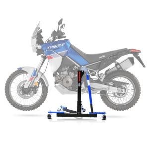 Sentralstativ egnet for Aprilia Tuareg 660 2022 blå motorsykkeljekk ConStands Power-Evo NYHET