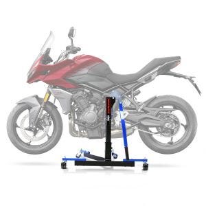 Sentralstativ egnet for Triumph Tiger Sport 660 22-25 blå motorsykkeljekk ConStands Power-Evo