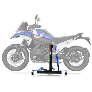 Sentralstativ egnet for BMW R 1300 GS 23-25 blå motorsykkeljekk ConStands Power-Evo