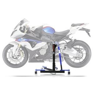 Sentralstativ egnet for BMW S 1000 RR 09-13 blå motorsykkeljekk ConStands Power-Evo