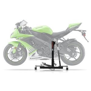Sentralstativ egnet for Kawasaki ZX-10R 08-10 grå motorsykkeljekk ConStands Power-Evo