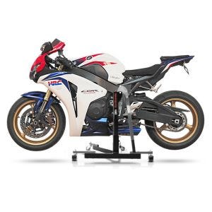 Manøvreringshjelp egnet for Honda CBR 1000 RR Fireblade 08-16 grå - for garasje, sidestativ og hovedstativ, 300 kg