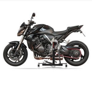 Manøvreringshjelp egnet for Honda CB 1000 R 08-16 grå - for garasje, sidestativ og hovedstativ, 300 kg