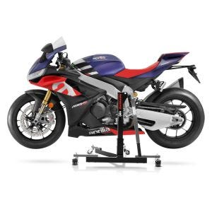 Manøvreringshjelp egnet for Aprilia RSV4 21-24 grå - for garasje, sidestativ og hovedstativ, 300 kg