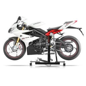 Manøvreringshjelp egnet for Triumph Daytona 675 / R 06-16 grå - for garasje, sidestativ og hovedstativ, 300 kg