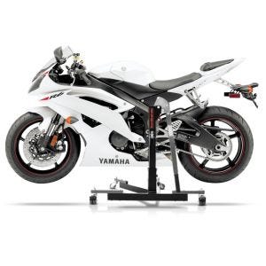 Manøvreringshjelp egnet for Yamaha YZF-R6 06-20 grå - for garasje, sidestativ og hovedstativ, 300 kg