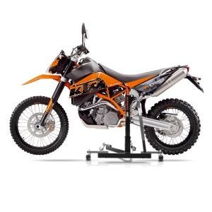 Manøvreringshjelp egnet for KTM 950 Super Enduro / R 06-08 grå - for garasje, sidestativ og hovedstativ, 300 kg