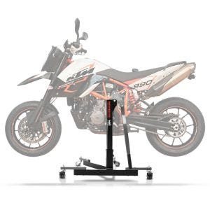 Sentralstativ egnet for KTM 950 Supermoto SM / R 05-08 grå motorsykkeljekk ConStands Power-Evo