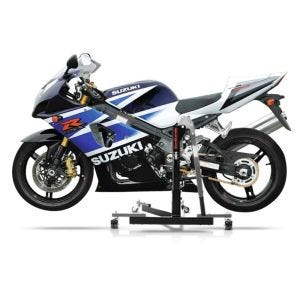 Manøvreringshjelp egnet for Suzuki GSX-R 1000 03-04 grå - for garasje, sidestativ og hovedstativ, 300 kg