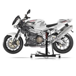 Manøvreringshjelp egnet for Aprilia Tuono 1000 / R 06-11 grå - for garasje, sidestativ og hovedstativ, 300 kg