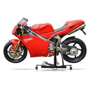 Manøvreringshjelp egnet for Ducati 748 95-04 grå - for garasje, sidestativ og hovedstativ, 300 kg